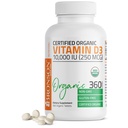 Bronsons D3 vitamīns 10 000 SV (250 μg)