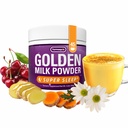 Turmaquik 3.2 Ounce Organic Golden Moon Milk pulveris - Super Miega Blend ar Melatonin, Valerian, Chamomile, Lemon Balm, Turmeric, Ginger, Black Pepper, Curcumin, Cinnamon, un Cardamom
