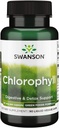 Swanson Chlorophyll - Green Foods Formula atbalsta organisma dabas tīrīšanas un dezodorēšanas process - veicina Gut veselības atbalsts - (90 šķidrā veggie kapsulas, 50mg katrs)