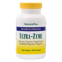 NaturesPlus Ultra-Zyme - 180 tabletes - Maksimālais spēks Gremošanas fermentu papildinājums - 90 Servējumi