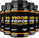 (5 Pack) Vigor spēks vīriešiem, Vigor Force augstas veiktspējas formula, Official Vigor Force Vīriešu tabletes 8.50, Premium Sastāvdaļas maksimālai efektivitātei, Vigor Force Atsauksmes VigorForced (300 kapsulas)