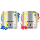 Celucor C4 Sports Pirms treniņa pūderis Blue Raspberry+Watermelon - Pirms treniņa enerģija ar kreatīnu + 135mg Kofeīns un Beta-Alanīns Veiktspēja Blend - NSF Sertificēts sportam 30 Servējumi