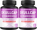 Skullcap kapsulas ar skullcap, kumelīšu, citrona balzamu un vairāk - 120 kapsulas 4 mēnešu piegādes (2. iepakojums)
