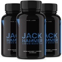 rize laboratorijas - Jack Hammer Libido Booster papildinājums vīriešiem, Jaudīgs visu dabas formula, lai uzlabotu veiktspēju (180 kapsulas)