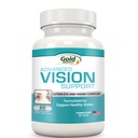 Advanced Vision Support - Lutein Acu un redzes komplekss ar luteīnu, mellenēm, cinku, vīnogu sēklām un būtiskiem vitamīniem - visas dabīgās tīklenes kapsulas acu veselībai - izgatavotas ASV