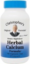 Christopher's Original Formulas Augu izcelsmes kalcijs, dabiskais kaulu atbalsts, 100 vāciņi, iepakojumā 1
