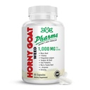 FARMS Hornygoatweed for Men & Women (1000 mg) - Enerģija un izturība Kapsulas ar Maca Sakni, Tribulus, Tongkat Ali, Saw Palmetto & Ginseng - Sieviešu un vīriešu veiktspējas uzlabošana Papildinājums - 60 kapsulas