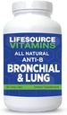 LifeSource Vitamīni Visas dabiskās anti-B bronhu un plaušu atbalsts – 14 Visas dabīgās sastāvdaļas - 90 kapsulas - Patentētā formula