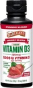 Barleāna šķidrs D vitamīns, 5000 SV D3, zemeņu piena sēnītes, kas uzkaisītas bērniem un pieaugušajiem, maksimālā absorbcija, ne-ĢMO, bez lipekļa - 5,6 oz