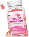 Kalcija magnija cinka gumijas ar vitamīnu D3 B12, kalcija piedevas sievietēm, persiku uzliesmotājs 60 Cts