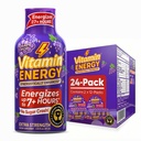 Vitamīnu enerģija Focus+ Extra Strength Enerģijas Shot Wine 24 Pack, 260mg Dabiskais kofeīns, B-vitamīni, CoQ10, aminoskābes, Focus, Produktivitāte un skaidrība, Nulles cukurs, bez lipekļa, 1.93 fl oz