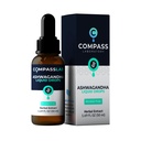 COMPASS LABORATORIJA Ashwagandha Liquid Drops - Mood Support and Wellness Supplement - Natural Cortisol Manager un Immuno Booster - 2 fl oz