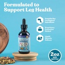 Restavin - Advanced Leg Support Papildinājums - Šķidruma piegāde labākai absorbcijai - C vitamīns, dzelzs, baldriāns, Turmeric, Magnijs un vairāk!