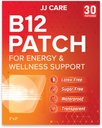 JJ CARE B12 patch (iepakojums 30), pašpietiekams dabas B12 enerģijas patches, 1 mēneša piegādes