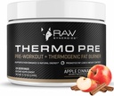 Thermo Pre - Fitnesa atbalsta papildinājums aktīvam dzīvesveidam - Pirms-Workout Thermogenic & Metabolic Support - Augu bāzes, Dabas Sastāvdaļas - Ābolu kanēlis - 24 Kalpo