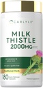 Carlyle Milk Datetle - 180 Kapsulas - ar Dandelion & Yellow Dock - ne-GMO, bez lipekļa