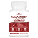 Astaksantīns un likopēns 70 mg, astaksantīna papildinājums ar fosfatidilholīnu, luteīnu un zeaksantīnu, spēcīgiem antioksidantiem ādas, acu un locītavu veselībai (60 kapsulas)