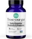Ora Organic Probiotics with Prebiotics for Digestive Health 16 miljardi CFU - Trust Your Gut - Celmi - Acidophilus Lactobacillus Breve Bifidum Lactis