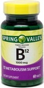 Spring Valley - vitamīns B-12, 1000 μg, 60 tabletes