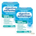 Gremošanas Advantage IBS Probiotikas Gremošanas Veselība & Intensīva Bougel Atbalsts, Sievietēm un vīriešiem ar Gremošanas Fermenti, Atbalsts neregulāri Bloating & Gut Health, 96ct Kapsulas (2)