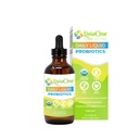 LiviaOne Daily Liquid Probiotics, USDA sertificētas organiskās probiotikas, no alergēniem un glutēna brīvas veganprobiotikas sievietēm un vīriešiem, ne-ĢMO un jēlvielas, 4 Fl Oz (1. iepakojums)