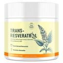 Trans-Resveratrol pulvera papildinājums ar sarkanvīna ekstraktu, Quercetin, Pterostilbene & NAD, 4.23 OZ, 30 dienu piegādes