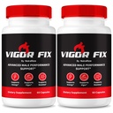 (2 Pack) Vigor Fix vīrieša papildinājums, VigorFix tabletes vīriešiem, ikdienas uzturs vispārējai veselībai un labsajūtai, Vigor fiksēta atbalsta kapsulas uzticībai un enerģijai, Atsauksmes (120 kapsulas)