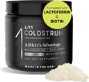 Jaunpiens Papildinājums ar L11 ar Lactoferrin Biotin Cinka & D vitamīna - Liellopi Jaunpiens Pulveris Peak Athletic Health, Gut Health, Muskuļi un Imūnsupport - 1500mg Jaunpiens - Neuzliesmo 30 Kalpo