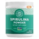Vimergy Spirulina pulveris – Koncentrētas augu olbaltumvielas Atbalsta Imūnās veselības un sirds un asinsvadu funkcijas – Vegan, Kosher, bez lipekļa – 250g