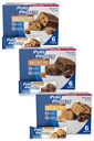 Pure Protein Bars, High Protein, Nutritional Uzkodas, lai atbalstītu enerģiju, zemu cukura, bez lipekļa, bez vainas šķirnes iepakojums (cookie Dugh/hoc Caramel/Peanut Butter Cup), 1,76 oz, iepakojumā 18