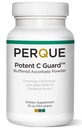 PERQUE buferēts vitamīns C Askorbāta pulveris - pH līdzsvarots, veģetārs, bez alerģiju izraisošs vitamīns C papildinājums - ātri iedarbīgs antioksidants atbalsts - putojošs pulveris ar magniju, kāliju un cinku - 16 oz