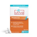 Szio+ Utiva Probiotikas – Urīnceļu un Gut veselības papildinājums – 12 miljardi KVV Lactobacillus & Bifidobacterium Probiotic for Men and Women, 30 Kavēta atbrīvošanās Vegi kapsulas