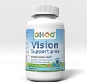 OHOO Vision Support Plus papildinājums - ar Lutein & Zeaxanthin- atbalsta Healthy Vision, izgatavots ASV- 60 kapsulas