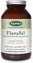 Flora - FloraSil Silica Papildinājums - Dabas skaistums Atbalsts - Atbalsts Matu, ādas, nagu un kaulu stiprums - Augu bāzes Silica no zirgastes ekstrakts - Vegan - 180 Kapsulas (180 Kalpo)