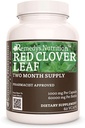 Tiesiskās aizsardzības līdzeklis ir uzturs Red Clover Leaf, 1000 mg, 60 Vegan kapsulas Herbal Diētiskā Papildinājums