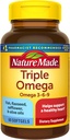 Dabiski ražots Triple Omega 3-6-9, 60 softgeli, Omega papildinājums sirds veselībai (3. iepakojums)