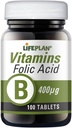 Lifeplan Folic Acid 400Mcg 100 tabletes