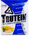 Body Nutrition Trutein High Protein Pulveris: 45% Sūkalas, 45% Kazeīns, 10% Olu balts, bez lipekļa, zems nātrija līmenis, zāles kausētu sūkalu olbaltumvielu pulveris, Gym papildinājums un brokastis Shake, Banana Cream, 34g paraugs