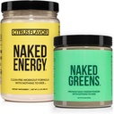 NAKED Vegan Energizing Bundle Citrus Energy Nutrition Super Greens Powder Organic Greens papildinājums