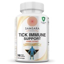 Samsara Herbs Tick Imūnsupport - Japānas Knotweed, Cats nag, Andrographis, Cryptolepis, Sarsaparilla, Resveratrol, Tick Bite Support 240 kapsulas