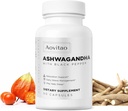 Ashwagandha sievietēm bagātinātāji Kapsulas Vegan Stress Relief Imūnās atbalsta papildinājums Līdzsvaroti enerģijas līmeni un koka organisko