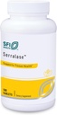 Klaire Labs SFI Health Serralāze - veģetārais proteolītiskais enzīmis Blends ar Serratia Peptidase & Bromelain gremošanas nodrošināšanai, ko iegūst no papaijas un ananasiem, hipoalerģiskas (180 zarnās lietojamas apvalkotās tabletes)