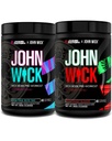 Jacked Factory X John Wick - Wick režīms pre Workout pulveris - Intensīva enerģija, Battle-Ready Focus, neapturams saistības, un Sheer Will - Baba Yaga Blue Raz & Osaka Cherry Blossom (80 Kalpo)