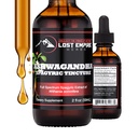 Zudušie Empire Herbs Ashwagandha Spagyric Tincture - Šķidrie pilieni Saknes ekstrakts vīriešiem, sievietēm, miegs, kortizols - labākais ashwagandha Papildinājums ASV Grown Organic (2 fl oz)