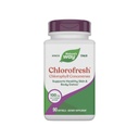 Dabas ceļš Hlorfresh hlorofila koncentrāts, hlorofila piedevas, atbalsts Detox ceļi* un veselīga āda*, hlorofilīna vara komplekss, iekšējais dezodorants*, 90 softgeli (iepakojums var būt)