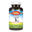 Carlson - vitamīns K2 MK-4 (Menatetrēns), 5 mg, K vitamīna papildinājums, kaulu balsts, K2 vitamīns, bez sojas, K-2 vitamīns, 180 kapsulas