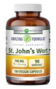 Amazing Formulas St. John's Wort papildinājums (Hypericum Perforatum ekstrakts) - 700 Mg per Servējot - Veggie kapsulas -- bez glutēna - ne-GMO -Izgatavots ASV (1 Pack  - 180 Count)