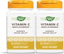 Dabas ceļš vitamīns C 500 mg ar bioflavonoīdiem, 1000 mg C vitamīna uz vienu paciņu, 100 kapsulas, iepakojums pa 2