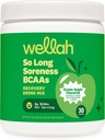 Wellah So Long Soreness BCAA pulveris (zaļš ābols pārkaisīti) 30 Kalpo - ar hidrācijas kompleksu