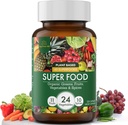 Super zaļie un sarkanie Dienas augļi un dārzeņi Papildinājums: USDA Organic Superfood Greens Papildinājums, Crucinesic Dārzeņu Kapsulas, Dārzeņu papildinājumi pieaugušajiem Enerģijas, imunitāte, Gut Health 120ct